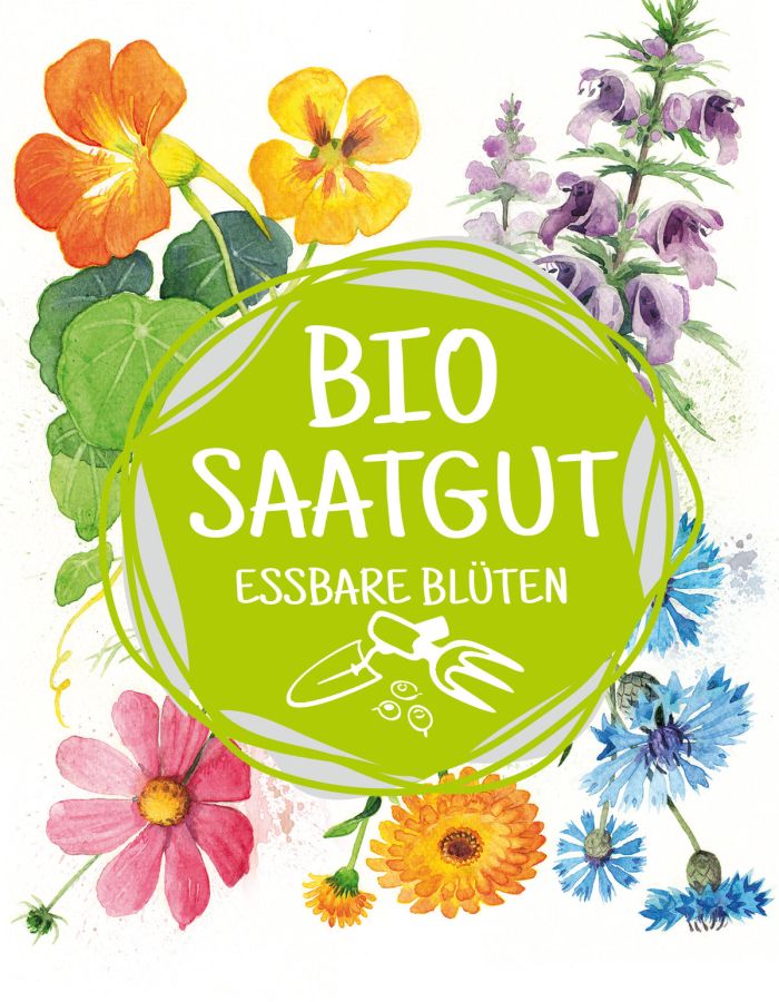 Bio Saatgut essbare Blüten von Stadt Land blüht